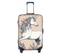 peiyeety Funda elástica Duradera para Maletas Fairy Tale Unicorn02: Protege y distingue tu Equipaje
