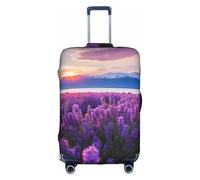 peiyeety Funda elástica Duradera para Maletas Lavender Fields: Protege y distingue tu Equipaje