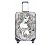 peiyeety Funda elástica Duradera para Maletas Mermaid Design 04: Protege y distingue tu Equipaje