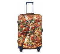 peiyeety Funda elástica Duradera para Maletas Tasty Pizza: Protege y distingue tu Equipaje
