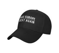 peiyeety Gorra de Camionero de Malla Make Europe Great Again Ajustable para Hombres y Mujeres, Gorra clásica de papá.