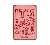 peiyeety Letrero metálico de hojalata Amar la risa y felices para siempre Póster de bienvenida para bodas Arte de pared para habitación Hogar Cafetería Decoración 8x12 pulgadas