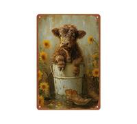 peiyeety Letrero metálico interesante Tu opinión importa Letrero de hojalata Póster Arte de pared para habitación Hogar Cafetería Decoración 8x12 pulgadas