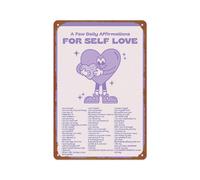 peiyeety Letrero metálico Salida Dramática, póster rojo y rosa para decoración de pared de habitaciones, hogares, cafeterías, bares, 8x12 pulgadas.