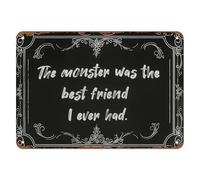 peiyeety Letrero metálico vintage grande, letrero de calle privada sin salida, póster decorativo para pared, ideal para habitaciones, oficinas, cafeterías o bares (8x12 pulgadas).