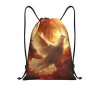 peiyeety Mochila con cordón Bolsas deportivas para gimnasio Bolsa con cordón para mujeres y hombres Dove Sun Art Bolsas con cordón Mochila
