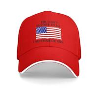 peiyeety No Pueden silenciarnos a Todos, Soy Charlie Kirk. Gorra de béisbol roja.