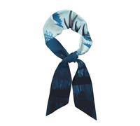 peiyeety Pañuelo de pelo de alce y ciervo de Blue Galaxy's Nature para mujer, pañuelos largos sedosos para la cabeza, pañuelos para bolso, pañuelo de satén para la cabeza