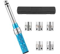 PEIZHIYC Llave dinamométrica para bicicleta y motocicleta 2-10 NM Precisión ±4% Llave dinamométrica con caja de almacenamiento para bicicletas Route y Montaña, Moto
