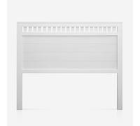 PEJECAR Cabecero Bora para Cama de 135 Fabricado en Madera Maciza de Pino insigni Acabado Blanco Satinado