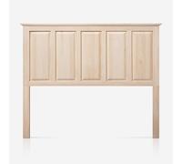 PEJECAR Cabecero CIGÜELA Fabricado en Madera Maciza de Pino para Camas de 135 - Acabado Crudo (sin Pintar)