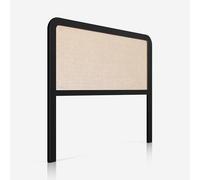 PEJECAR Cabecero EUME (Ratán) | Cama de 135 | Pino | Negro