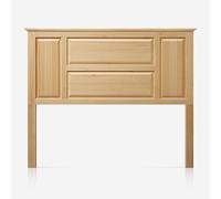 PEJECAR Cabecero GUADIANA Fabricado en Madera Maciza de Pino para Camas de 150 - Acabado Barnizado Natural