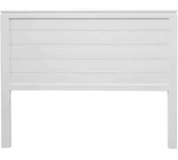 PEJECAR cabecero Modelo CRIPTANA para Cama de 150 Fabricado en Madera Maciza de Pino insigni con Tablas horizontales en Blanco Satinado