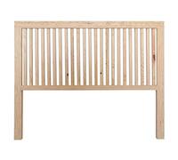 PEJECAR cabecero Modelo daimiel para Cama de 135 con largueros Verticales Fabricado en Madera Maciza de Pino insigni Acabado en Crudo sin Pintar