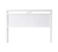 PEJECAR cabecero Siena Fabricado en Madera Maciza de Pino insigni Acabado en Blanco (para Cama de 180 (190 x 120 cm), Doble Hueco)