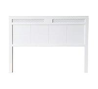 PEJECAR cabecero Siena Fabricado en Madera Maciza de Pino insigni Acabado en Blanco Satinado (para Cama de 150 (160 x 120 cm), Celosía)