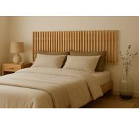 PEJECAR Muebles Cabecero de Madera KIOTO, para Pared. para Camas de 150 | Cabeceros Madera Pino | Dormitorio Matrimonio | Cabezal Cama (Crudo sin Pintar, Cama 150 (160 x 49))