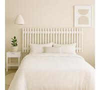 PEJECAR Muebles Cabecero de Madera KIOTO, para Pared. para Camas de 90 y 105 | Cabeceros Madera Pino | Dormitorio Matrimonio | Cabezal Cama (Blanco, Camas 90 y 105 (110 x 49))