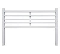 PEJECAR Muebles Cabecero de Madera Venecia, para Pared. para Camas de 150 | Cabeceros Madera Pino | Dormitorio Matrimonio | Cabezal Cama (Blanco, Cama 150 (160 x 120))