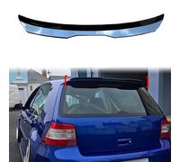 PEJLHK Alerón de Techo Trasero de Coche para VW Golf 4 MK4 R32 1999-2006, Alerón Trasero/Maletero ABS, Aspecto Negro Brillante/Fibra de Carbono,Glossy-Black