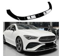PEJLHK Labio Divisor del Alerón del Parachoques Delantero del Coche para Mercedes Benz CLA C118 X118 CLA180 200 220 250 2020-2023, Alerón Difusor Antiarañazos, Kits de Carrocería