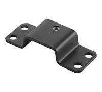 PEKA 200.0319.43 Zapatillas, Barra espaciadora Apta para Orificio de Rejilla de 32 mm, Acero Antracita, Plata