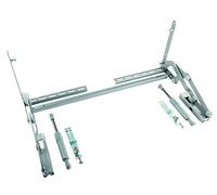 Peka 500.0054.02 HB 500 KB 600-900-Herraje para elevación, Peso del ala hasta 5 kg, Color Plateado