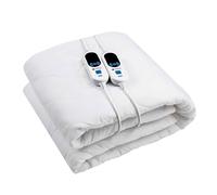 Pekatherm Calientacamas Eléctrico Doble | Tamaño 150 x 160 cm | 4 Niveles de Temperatura | Calientacamas Elaborado en Algodón 100% | Manta Eléctrica Cubre Colchones de Altas Prestaciones U210DF