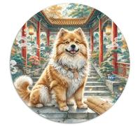 Pekín Puzzle Regalo Creativo Decoración del Hogar 1000 Piezas Perro Rompecabezas Familiar Juego De Habilidad para Adultos Y Niños 1000pcs (67.5x67.5cm)