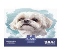 Pekín Puzzle Regalo Creativo Decoración del Hogar 1000 Piezas Perros Rompecabezas Familiar Juego De Habilidad para Adultos Y Niños 70x50cm/1000pcs