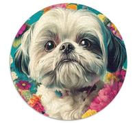 Pekín Rompecabezas Redondos 1000 Piezas para Adultos animaleses Presión Reducida Circular Creative EduGatoivo Divertido Juego Familiar 1000pcs (67.5x67.5cm)