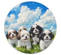 Pekín1000 Piezas AnimalesRedondo Puzzle Regalo Niños Adultos Juguetes Descompresión Juguetes EduGatoivos Aliviar Estrés Juego Circular10000pcs (67.5x67.5cm)