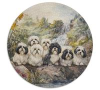 Pekín1000 Piezas AnimalesRedondo Puzzle Regalo Niños Adultos Juguetes Descompresión Juguetes EduGatoivos10000pcs (67.5x67.5cm)