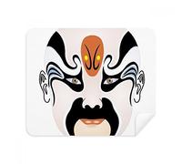 Peking Opera Mask The Orphan of Chao - Juego de 2 gamuzas limpiadoras de pantalla para teléfono