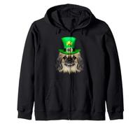 Pekingese Leprechaun Hat Funny St Patricks Day Dog Lover Sudadera con Capucha