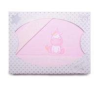 PEKITAS Bebe Juego De Sábanas Finas 3 Piezas para Minicuna 50x80cm 100% Algodón (Funda Almohada+Sabana+Bajera,Unicornio Rosa)