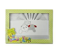 PEKITAS Bebe Juego De Sábanas Tipo Franela Conjunto 3 Pcs Cuna 60X120 CM 100% Algodón HECHO EN PORTUGAL