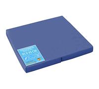 PEKITAS Colchón Colchoneta Parque Infantil Juegos 95x95cm Grosor 5cm Funda Lavable Núcleo Espuma Firme Azul Compatible con Hauk Sleep N Play SQ