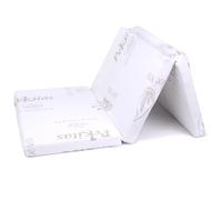 PEKITAS Colchón de Cuna de Viaje Plegable 120x60 cm Grosor Núcleo Espuma 5 cm Funda Aloe-Vera Desmontable Lavable Colchoneta Colchón Parque Cuna Infantiles Suelo