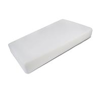 PEKITAS - Colchón Minicuna 50x80 cm Funda AIR-3D Grosor 10cm Transpirable Antiahogo con Cremallera Lavable Interior Espuma Blanca Fabricado en España