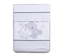 PEKITAS Juego De 3 Piezas De Sábanas Finas para Coche/Capazo/Carrito 40X80 CM 100% Algodón Hecho EN Portugal(Funda Almohada + Sabana + Bajera con Goma, Friends Blanco)