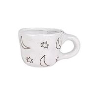 PEKJI Taza Creativa Taza de café Linda de cerámica con asa Taza de la mañana Oficina en casa 360ml / 12.2oz Reutilizable