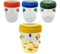 PEKKA Atrapador de Trampas para Abejas, Trampas para Avispas, Trampas para Abejas, Colgantes Reutilizables con Solar para Exteriores, Paquete de 4
