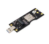 PEKKA NGFF M.2 Clave B una USB 3.0 Adaptador Tarjeta de ExpansióN con Ranura para Tarjeta para WWAN/LTE 3G/4G/5G Compatibilidad con MóDulo 3042/3052 M.2 SSD