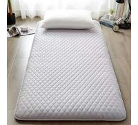 PeKmaR Colchón Plegable, colchón de futón portátil Grueso, colchoneta para Dormir en el Suelo de Tatami, colchoneta para Dormir de tamaño Completo, colchón Enrollable,Gris,120x200cm