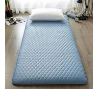 PeKmaR Colchón Plegable, colchón de futón portátil Grueso, colchoneta para Dormir en el Suelo de Tatami, colchoneta para Dormir de tamaño Completo, colchón Enrollable,Blue1,120x200cm