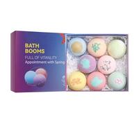 Pekoluta Bombas de ducha para mujeres - Regalos hechos a mano del Día de la Madre de Cumpleaños | Juego de 8 bombas de Spa, bombas de ducha hidratantes de sal marina Natural fragantes para adultos y