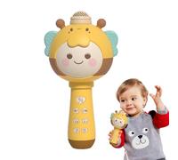 Pekoluta Micrófonos para niños para Cantar,Micrófono para Cantar para niños - Micrófono de Mano para Cantar para niños,Máquina del Karaoke del Presidente del Karaoke de la Forma de la Abeja de la