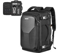PEKREWS Mavic 4 Pro Case, Expandable Carry On Bag for dji Mavic 4 Pro, RC Pro 2, RC 2, Large Capacity Drone Backpack Fits 17.3 Inch Laptop, Travel Drone Carrying Case for dji Fly More Creator Combo